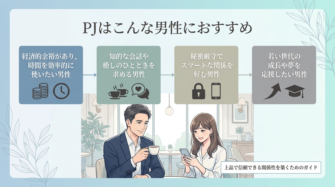 PJはこんな男性におすすめ
